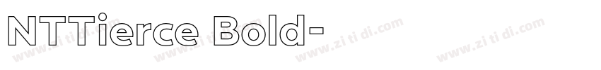 NTTierce Bold字体转换